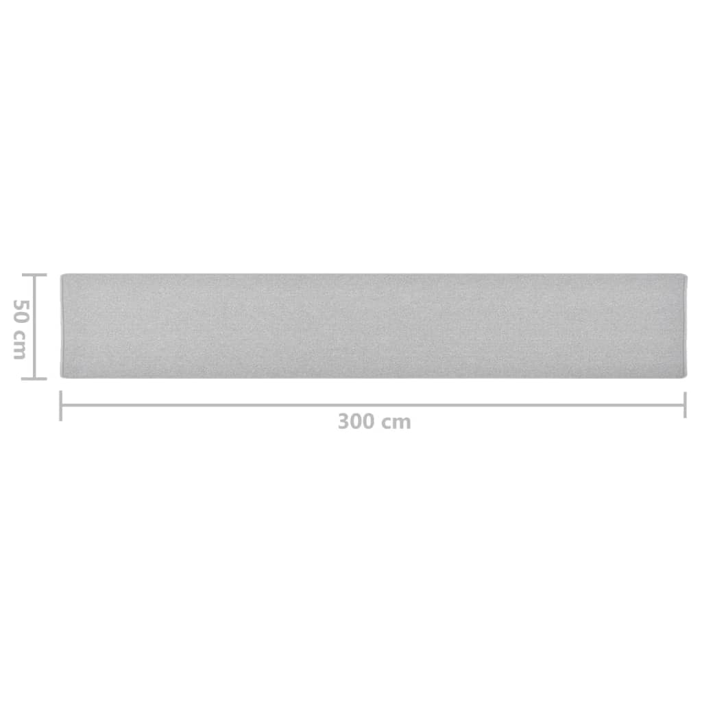 Tapijtloper 50x300 cm lichtgrijs