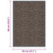 Deurmat getuft 40x60 cm donkerbruin