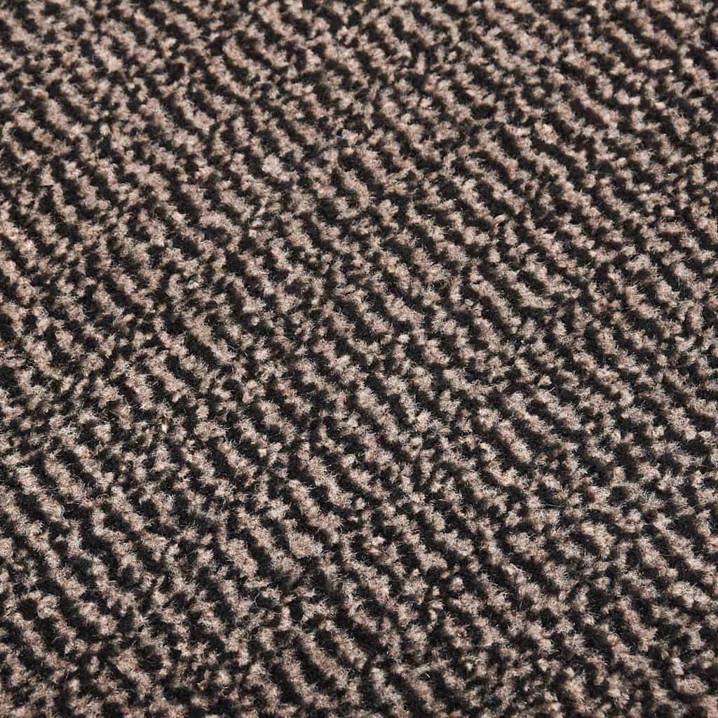 Deurmat getuft 60x150 cm donkerbruin