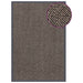Deurmat getuft 80x120 cm donkerbruin