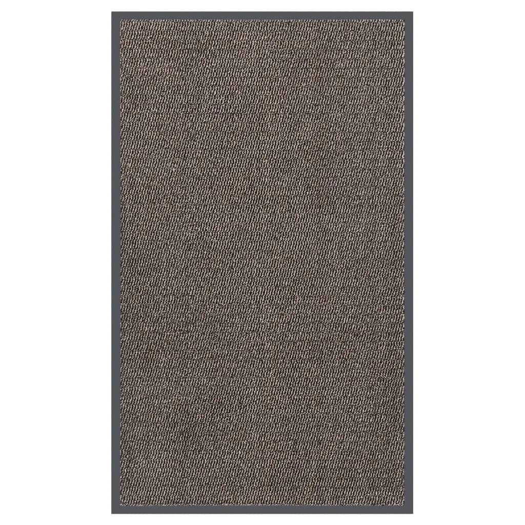Deurmat getuft 90x150 cm donkerbruin