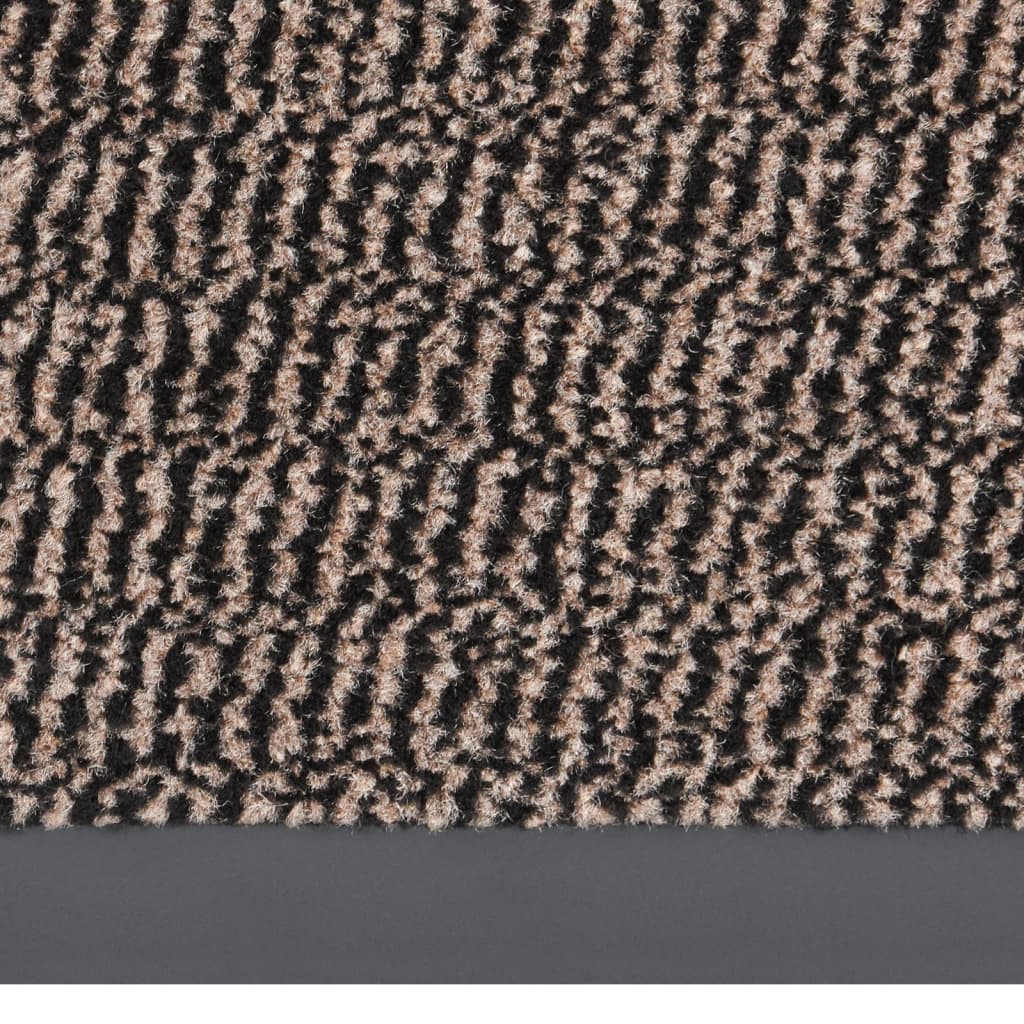 Deurmat getuft 90x150 cm donkerbruin