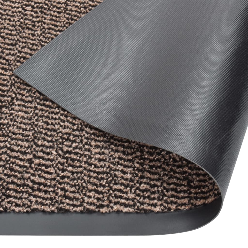 Deurmat getuft 120x180 cm donkerbruin
