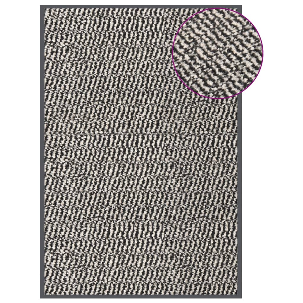 Deurmat getuft 60x90 cm lichtbruin