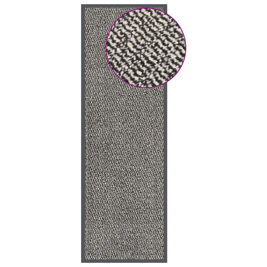 Deurmat getuft 60x180 cm lichtbruin