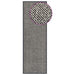 Deurmat getuft 60x180 cm lichtbruin