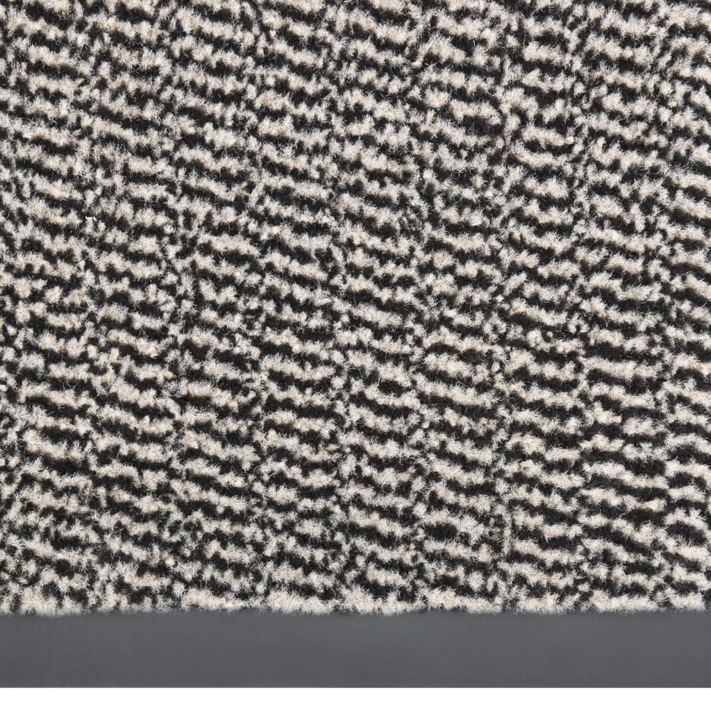 Deurmat getuft 90x150 cm lichtbruin