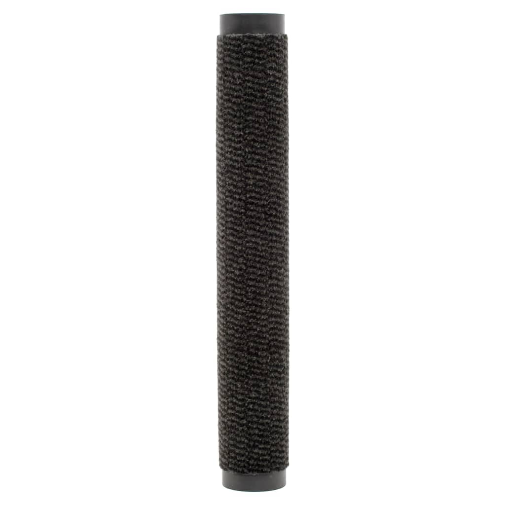 Deurmat getuft 60x180 cm zwart