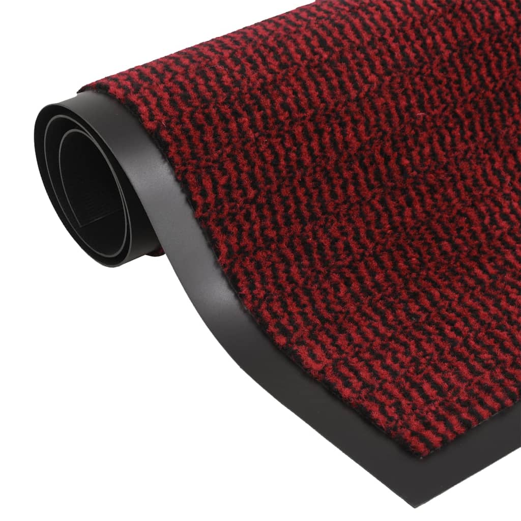 Deurmat getuft 60x180 cm rood