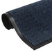 Deurmat getuft 60x150 cm blauw