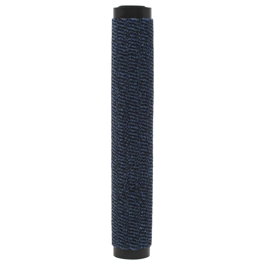Deurmat getuft 60x150 cm blauw