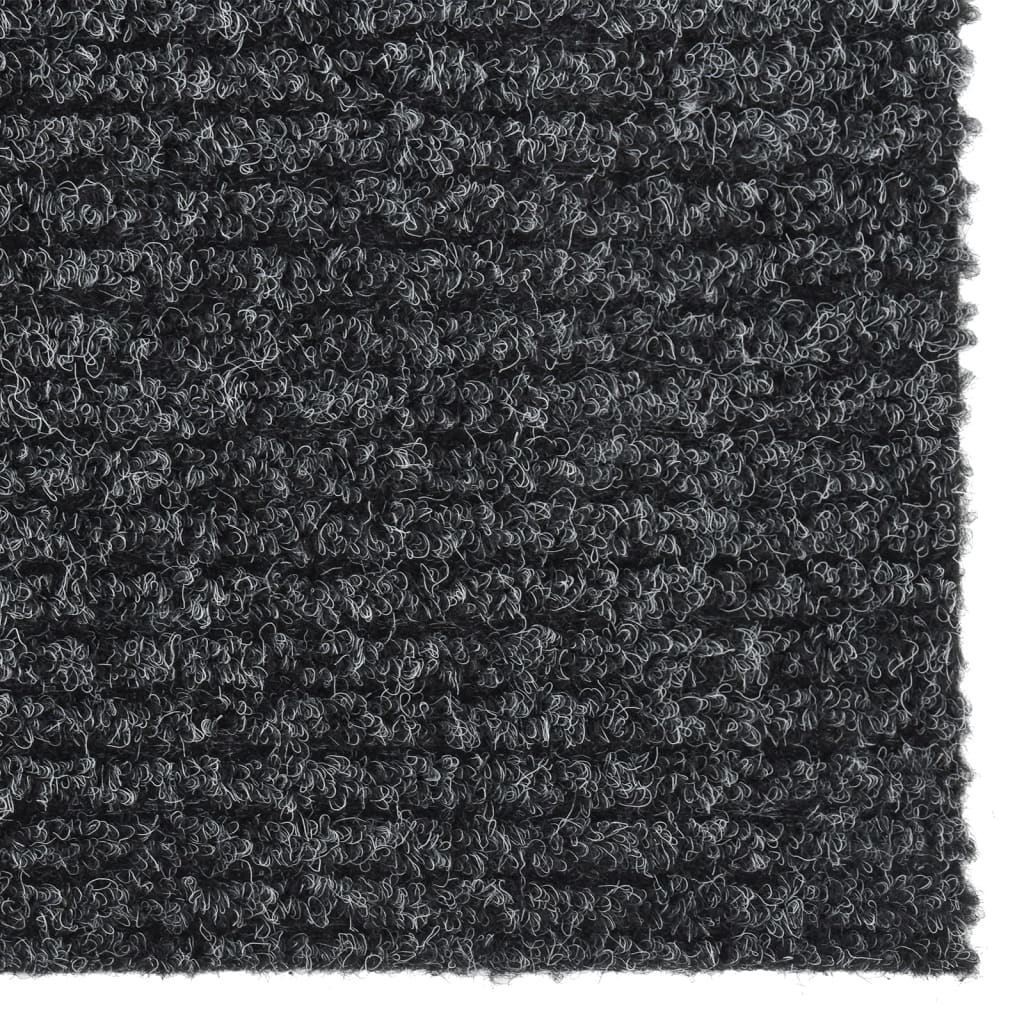 Droogloopmat 100x100 cm antracietkleurig