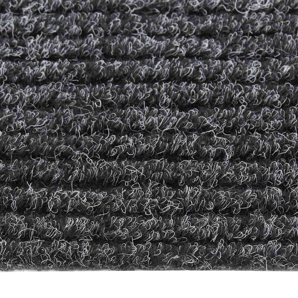 Droogloopmat 100x100 cm antracietkleurig