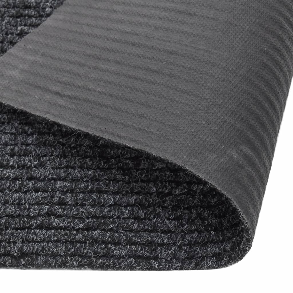 Droogloopmat 100x100 cm antracietkleurig