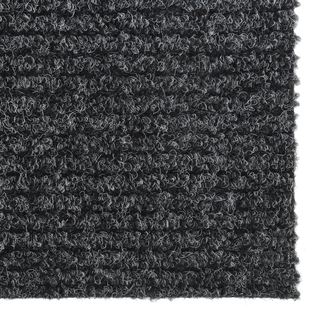 Droogloopmat 100x250 cm antracietkleurig
