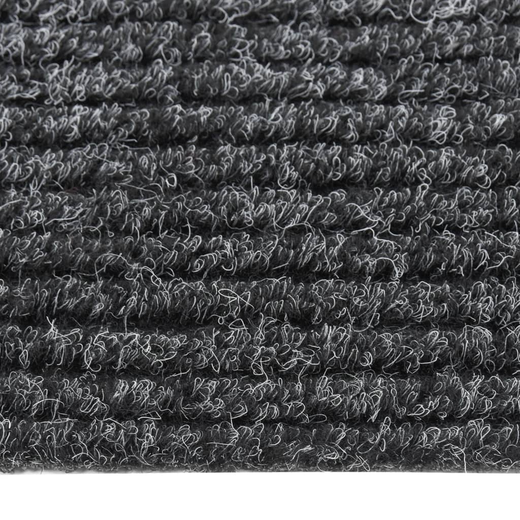 Droogloopmat 100x250 cm antracietkleurig