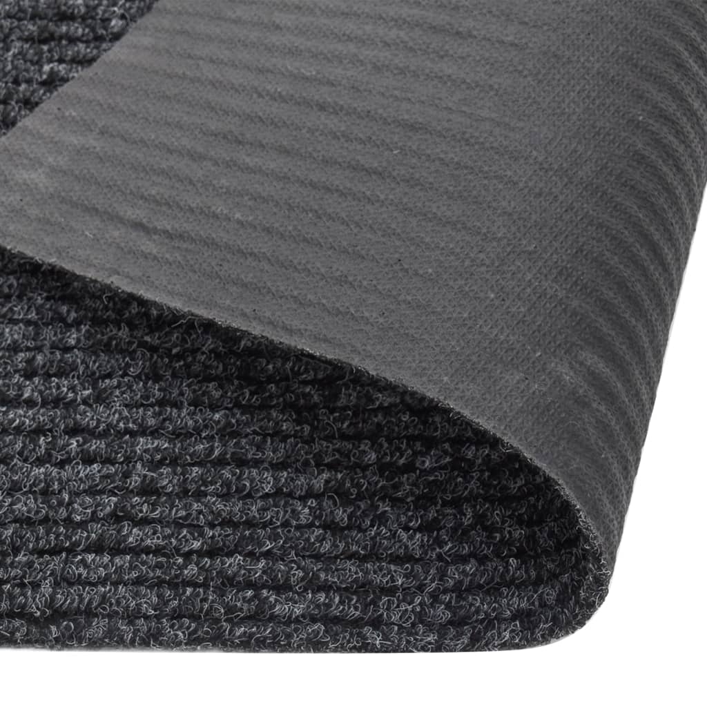 Droogloopmat 100x250 cm antracietkleurig