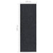 Droogloopmat 100x300 cm antracietkleurig