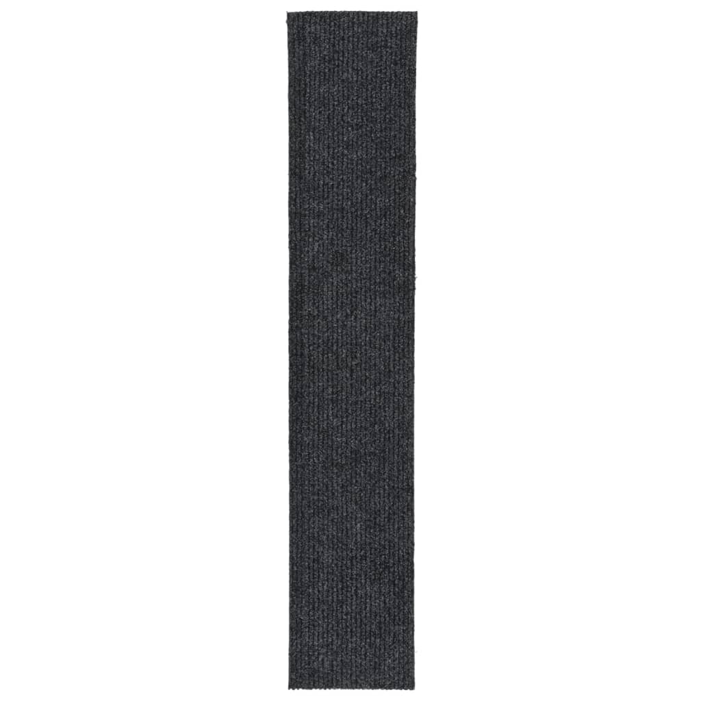 Droogloopmat 100x500 cm antracietkleurig