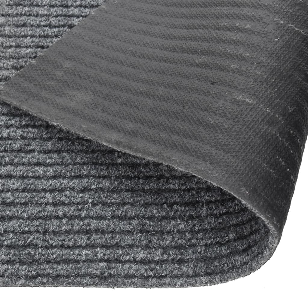 Droogloopmat 100x250 cm grijs