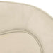 Hondenbank 67x47x36 cm pluche crèmekleurig