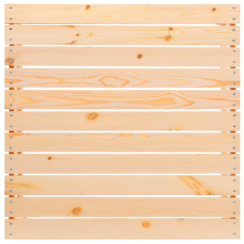 Tuinvoetenbank Met Kussen Massief Grenenhout 1 Naturel Voetensteun