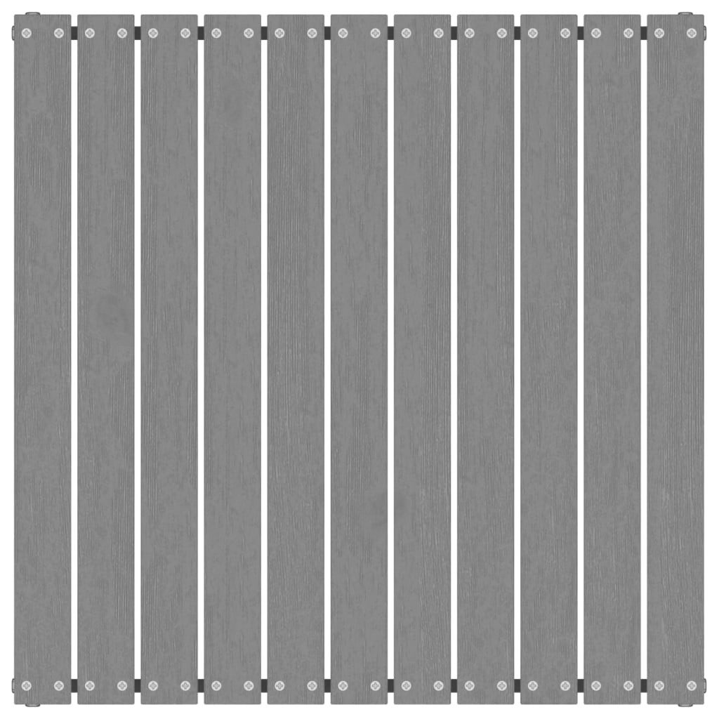 Tuinvoetenbanken 2 St Met Kussens Massief Grenenhout Grijs 1 voetensteun (2 st)