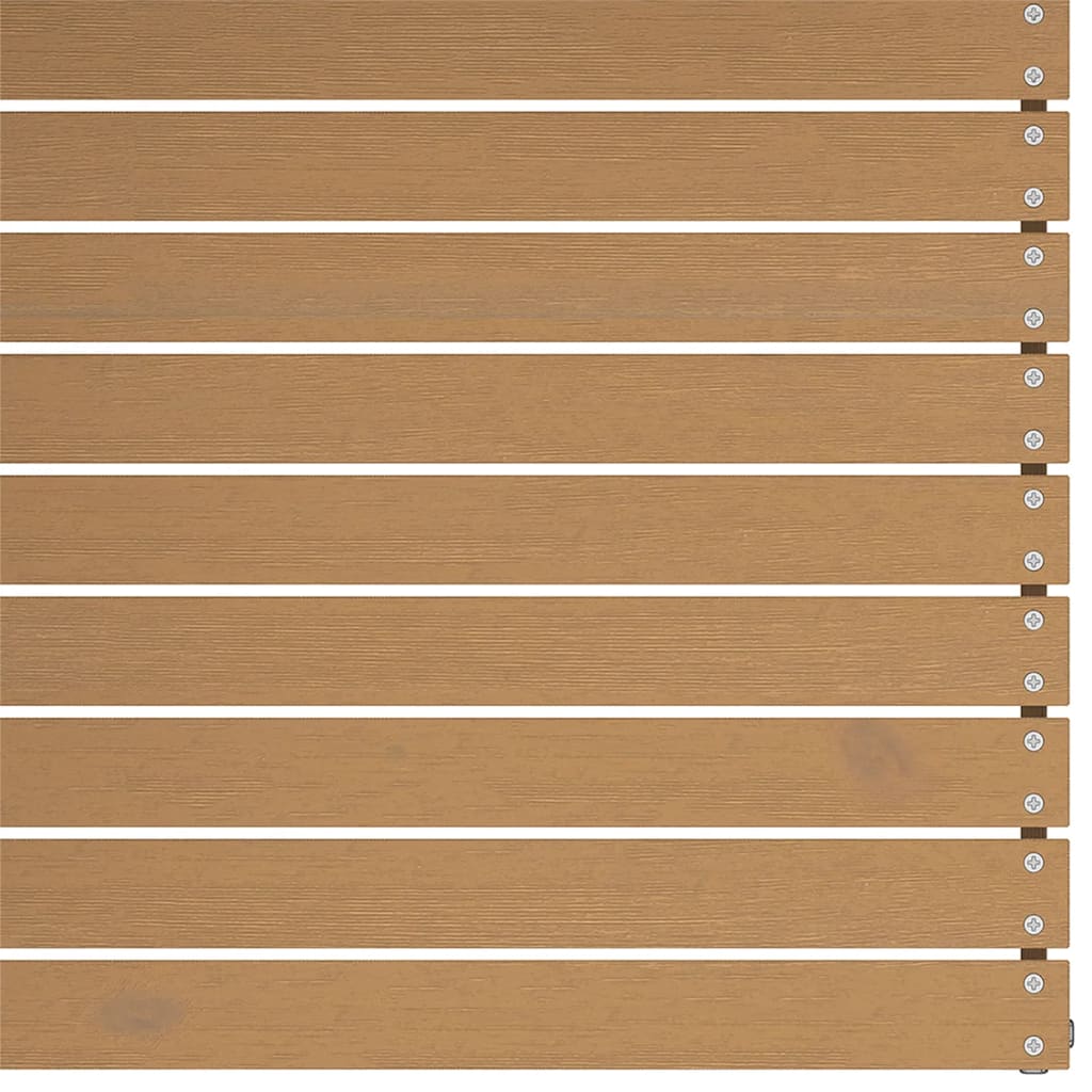 2-Delige Loungeset Met Kussens Grenenhout Honingbruin 1 Middenbank met middenkussen + voetenbank