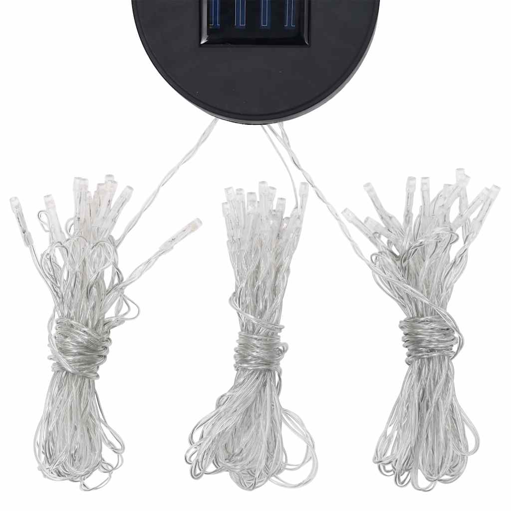 Prieel met LED-lichtslinger 3x3 m wijnrood