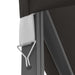 Prieel met LED-lichtslinger 3x3 m antracietkleurig