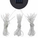 Prieel met LED-lichtslinger 3x3 m taupe