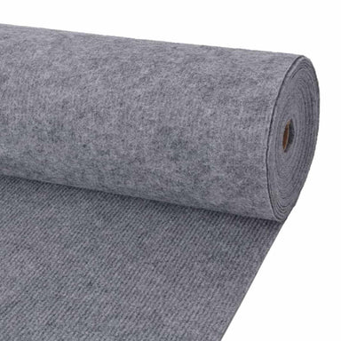 Tapijt Grijs 1,2 x 10 m Polyester