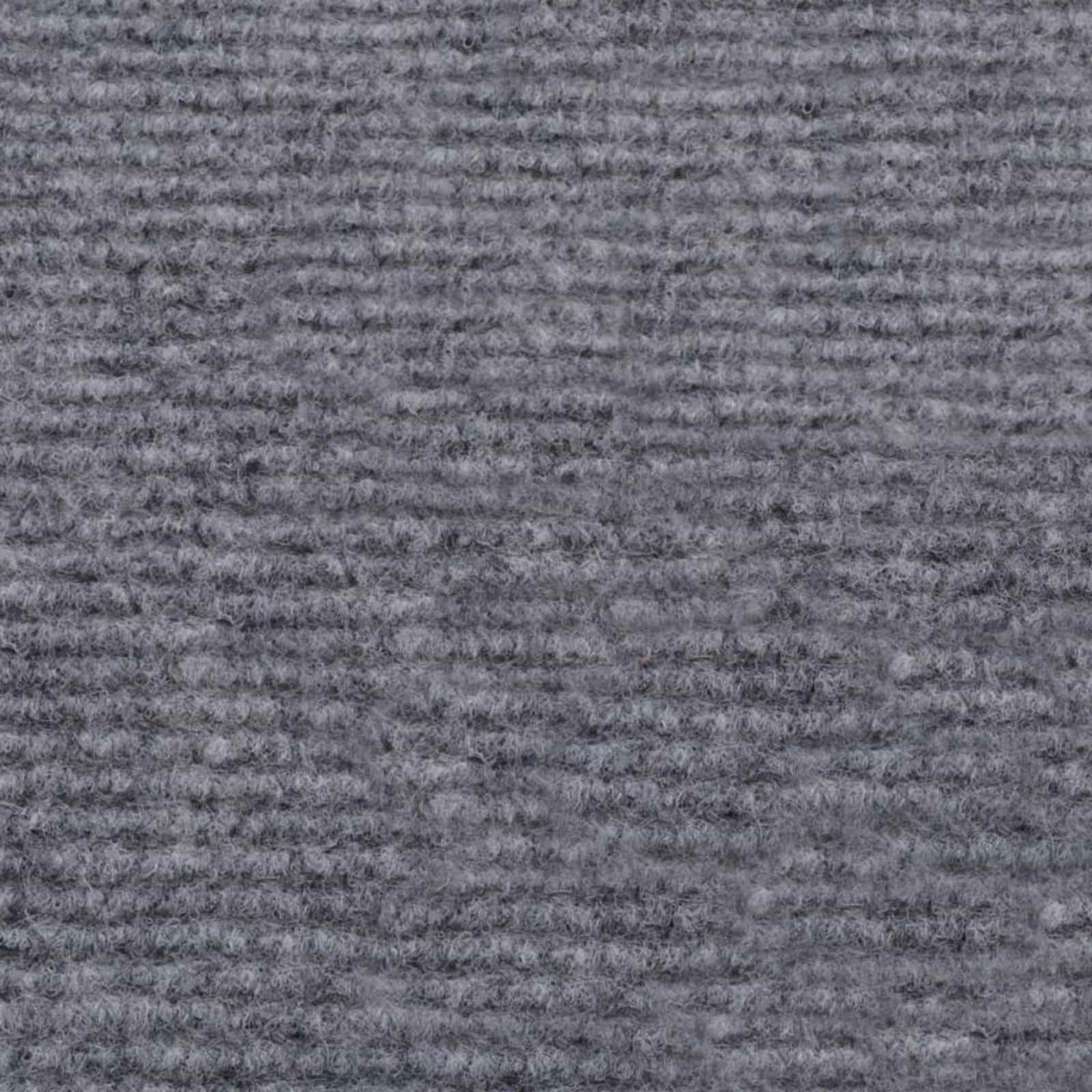 Tapijt Grijs 1,2 x 10 m Polyester