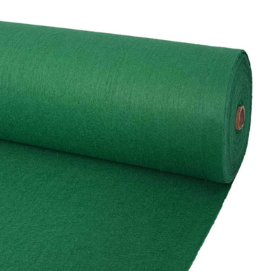 Tapijt Effen Groen 1,2 x 12 m Polyester