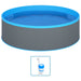 Splasher pool met hangende skimmer en pomp 350x90 cm grijs