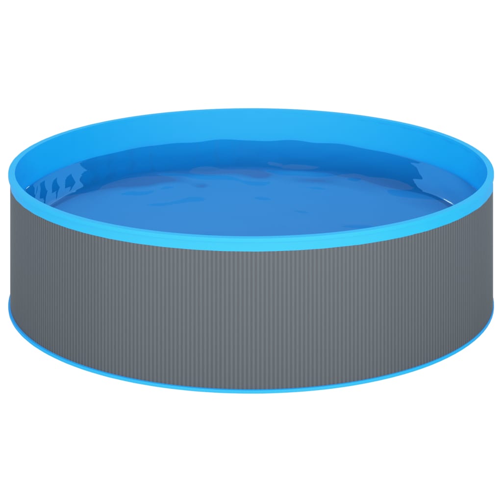 Splasher pool met hangende skimmer en pomp 350x90 cm grijs