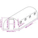 Kashoes vervangend (18 m²) 300x600x200 cm groen