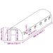 Kashoes vervangend (27 m²) 300x900x200 cm groen