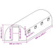 Kashoes vervangend (18 m²) 3x6x2 m transparant