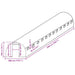 Kashoes vervangend (54 m²) 300x1800x200 cm groen