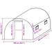 Kashoes vervangend (6 m²) 200x300x200 cm groen