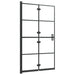 Douchewand inklapbaar 80x140 cm zwart
