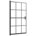 Douchewand 80x140 cm ESG zwart