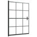 Douchewand 100x140 cm ESG zwart