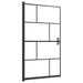 Douchewand 80x140 cm ESG zwart