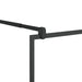 Inloopdouchewand 90x195 cm ESG-glas transparant en zwart