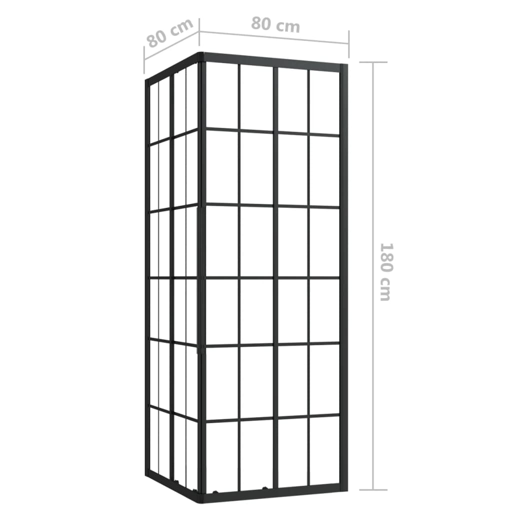 Douchecabine 80x80x180 cm ESG