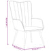 Relaxstoel fluweel roze