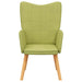 Relaxstoel stof groen