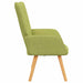 Relaxstoel stof groen